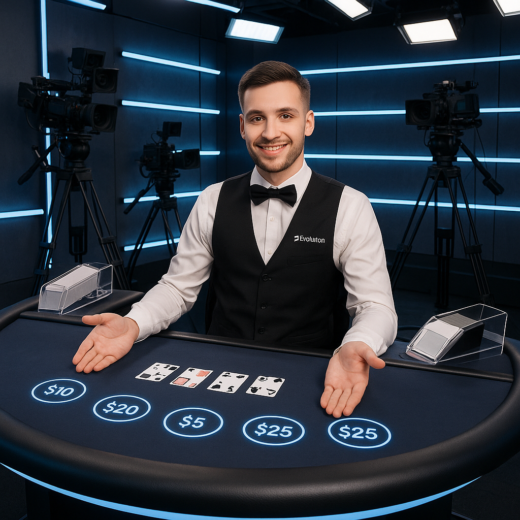 Azur Casino - Live Blackjack - Croupiers en direct