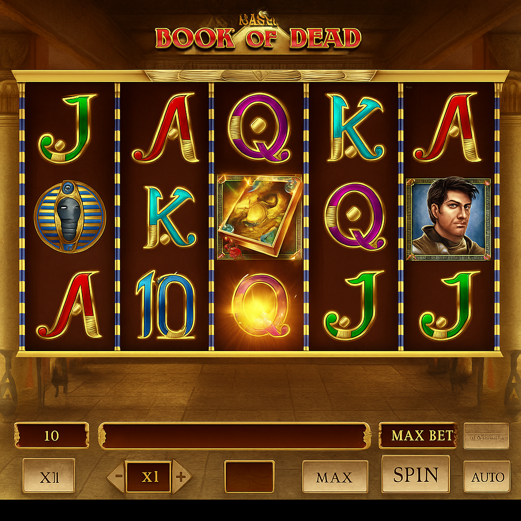 Azur Casino - Book of Dead Slot Game - Tours gratuits