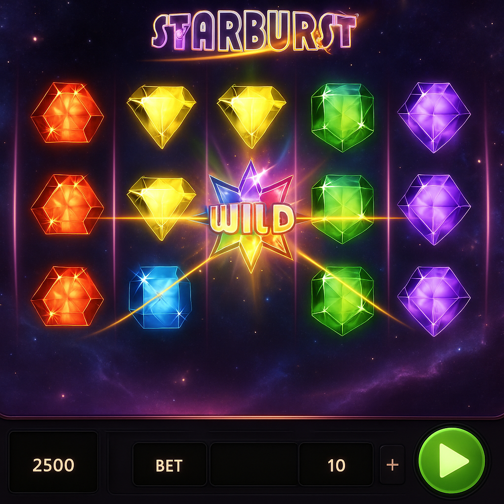 Azur Casino - Starburst Slot Game - Jeu à jackpot